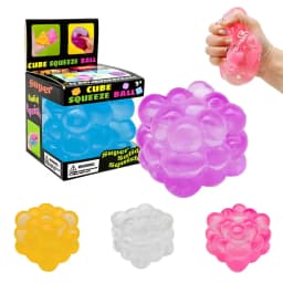 Schylling Nice Cube Sensory Fidget Stress Relief Anxiety Tool for Focus ADHD Office Desk Calming Gadget