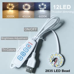 4/2/1Pcs Dimmable High Brightness 5V USB Colorful Gradient LED RGB Light Board Remote Control DIY Model Display Light PCB Board