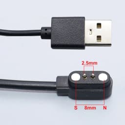 YanXi 2Pin 4Pin Smartwatch Dock Charger Adapter USB Charging Cable Cord for Adult/Kids Smart Watch Power Charge Wire Accessories