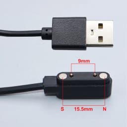YanXi 2Pin 4Pin Smartwatch Dock Charger Adapter USB Charging Cable Cord for Adult/Kids Smart Watch Power Charge Wire Accessories