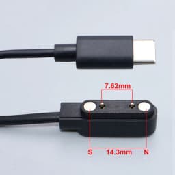 YanXi 2Pin 4Pin Smartwatch Dock Charger Adapter USB Charging Cable Cord for Adult/Kids Smart Watch Power Charge Wire Accessories