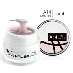 15ml VENALISA Jelly Builder Nude Color UV Construction Gel Glitter Extension Camouflage Soak Off Fast Building Gel Varnish