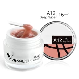 15ml VENALISA Jelly Builder Nude Color UV Construction Gel Glitter Extension Camouflage Soak Off Fast Building Gel Varnish