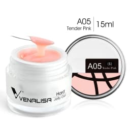 15ml VENALISA Jelly Builder Nude Color UV Construction Gel Glitter Extension Camouflage Soak Off Fast Building Gel Varnish