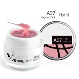 15ml VENALISA Jelly Builder Nude Color UV Construction Gel Glitter Extension Camouflage Soak Off Fast Building Gel Varnish
