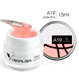 15ml VENALISA Jelly Builder Nude Color UV Construction Gel Glitter Extension Camouflage Soak Off Fast Building Gel Varnish