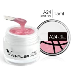 15ml VENALISA Jelly Builder Nude Color UV Construction Gel Glitter Extension Camouflage Soak Off Fast Building Gel Varnish
