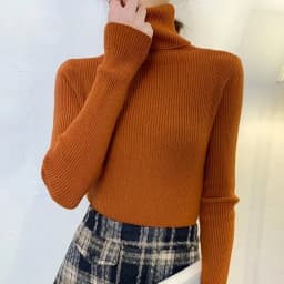 Women Fall Turtleneck Sweater Knitted Soft Pullovers Cashmere Jumpers Basic Soft Sweaters For Women 2026 Autumn Winter