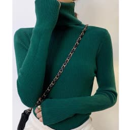 Women Fall Turtleneck Sweater Knitted Soft Pullovers Cashmere Jumpers Basic Soft Sweaters For Women 2026 Autumn Winter