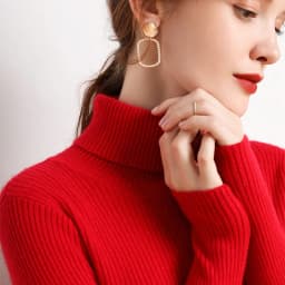 Women Fall Turtleneck Sweater Knitted Soft Pullovers Cashmere Jumpers Basic Soft Sweaters For Women 2026 Autumn Winter