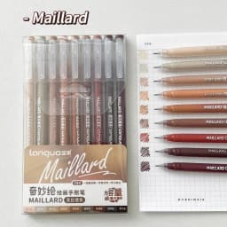 9PCS/Set Multicolor Gel Pen Colored Painting Gel Ink Pen 0.6MM DIY Graffiti Pen Morandi Retro Color Drawing Pen Art Supplies New