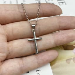 2021 New Crystal Cross Necklace Golden Silver Color Female  Pendant Necklace Gift For Men Women Dropshipping Neck Jewelry