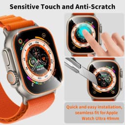 Tempered Glass Film for Apple Watch Ultra 49mm HD Screen Protector Anti-Scratch proof Series 49 mm smart iwatch band Accessories