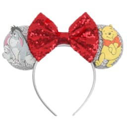 Winnie the Pooh Mouse  Ears Headband Hot Cartoon Character Mickey Mouse Hairband Girls Cosplay Party New Kids Hair Accessories