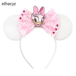 Winnie the Pooh Mouse  Ears Headband Hot Cartoon Character Mickey Mouse Hairband Girls Cosplay Party New Kids Hair Accessories