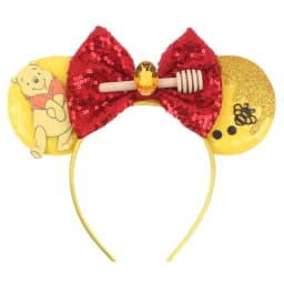 Winnie the Pooh Mouse  Ears Headband Hot Cartoon Character Mickey Mouse Hairband Girls Cosplay Party New Kids Hair Accessories
