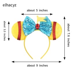 Winnie the Pooh Mouse  Ears Headband Hot Cartoon Character Mickey Mouse Hairband Girls Cosplay Party New Kids Hair Accessories