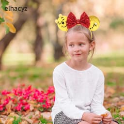 Winnie the Pooh Mouse  Ears Headband Hot Cartoon Character Mickey Mouse Hairband Girls Cosplay Party New Kids Hair Accessories