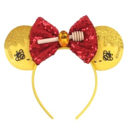 Winnie the Pooh Mouse  Ears Headband Hot Cartoon Character Mickey Mouse Hairband Girls Cosplay Party New Kids Hair Accessories