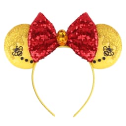 Winnie the Pooh Mouse  Ears Headband Hot Cartoon Character Mickey Mouse Hairband Girls Cosplay Party New Kids Hair Accessories
