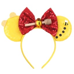 Winnie the Pooh Mouse  Ears Headband Hot Cartoon Character Mickey Mouse Hairband Girls Cosplay Party New Kids Hair Accessories