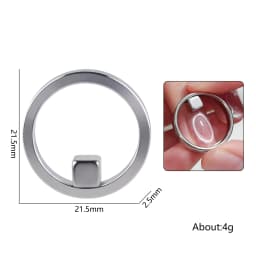 Hollow Cat Eye Nail Art Magnet Black Hole Shape Cat Eye Nail Art Effect Circular Magnet for DIY Magnetic Gel Manicure Tools