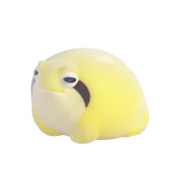 Yell world capsule toys Kinako mabushi warabimochigaeru cute kawaii pet flocked common rain frog blaasoppie Soft squeeze figures