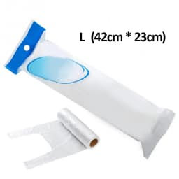 100PCS Transpare Roll Fresh-keeping Plastic Bags of Vacuum Food Saver Bag 3 Sizes Food Storage Bags with Handle Keep Fresh ZXH