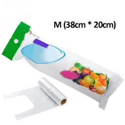 100PCS Transpare Roll Fresh-keeping Plastic Bags of Vacuum Food Saver Bag 3 Sizes Food Storage Bags with Handle Keep Fresh ZXH