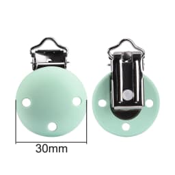 Lofca Silicone Clip 5 PCS Baby Pacifiers for DIY Pacifier Chain Nursing Teething Baby Gifts Food Grade Free BPA Baby