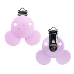 Lofca Silicone Clip 5 PCS Baby Pacifiers for DIY Pacifier Chain Nursing Teething Baby Gifts Food Grade Free BPA Baby