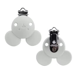 Lofca Silicone Clip 5 PCS Baby Pacifiers for DIY Pacifier Chain Nursing Teething Baby Gifts Food Grade Free BPA Baby
