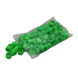 100 Pcs 8mm Inner Diameter 7mm Height Birds Foot Rings 10 Colors Without Text Parrot Pigeon Identification Ring Birds Carriers