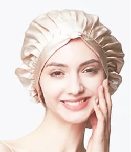 Mulberry Silk Hair Bonnet For Women Sleeping Cap Luxury Natual Silk Sleep Cap Night Bonnet Cap Hair Protection Turban Head Wrap