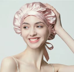 Mulberry Silk Hair Bonnet For Women Sleeping Cap Luxury Natual Silk Sleep Cap Night Bonnet Cap Hair Protection Turban Head Wrap
