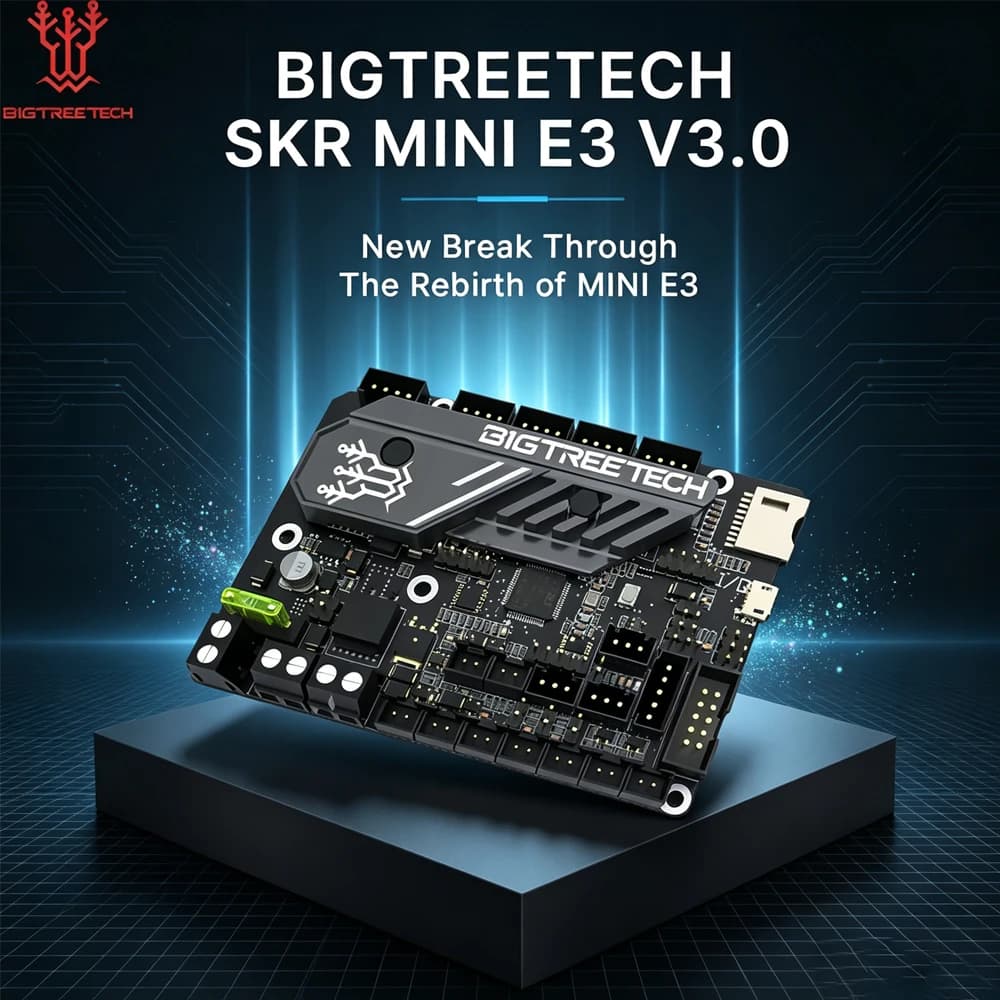 BIGTREETECH BTT SKR Mini E3 V3.0 Motherboard With TMC2209 UART VS SKR 2 3D Printer Mainboard for Ender 3 Ender 5 Pro CR 10