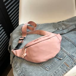 Waist bag men's fashion running sports fitness waist bag women's fashion mobile phone bag outdoor casual chest bag large capacity fashion versatile women's multi-functional compact stylish casual one-shoulder cross-body chest bag waist bag women's bag cross-body versatile casual nylon fashion cross-body bag chest bag men