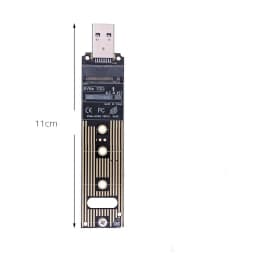 M.2 NVME SSD to USB 3.1 Adapter PCI-E to USB-A 3.0 Internal Converter Card JMS583 Chip 10Gbps USB3.1 Gen 2 for PCI-E/M.2 SSD