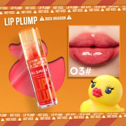 MLSMILE Duck Lip Plump Lip Oil Moisturizing Lip Gloss Mirror Water Nature Long-Lasting Gloss Pearl Lip Glaze Set