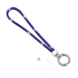 Glitter Rhinestone Phone Lanyard Phone Crystal Wrist Straps Keychain Hanging Anti-lost Rope Bling Bling Hanging Cord