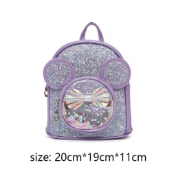 Cute Children Bag Fashion Sequin Kindergarten Backpacks for Baby Girls Cartoon Mouse Casual Backpack Princess Bag Girls Gifts