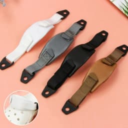 New Shoelaces For Croc Shoes EVA Holes Shoes Heel Strap Adjustable DIY Shoes Accessories Gift For Ladies And Children