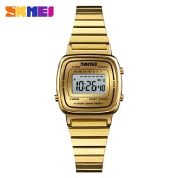 SKMEI 1901 Luxury Women Watches Small Dial Digital Chrono Calendar Watch Waterproof Ladies Wristwatch Clock Montre femme 1620
