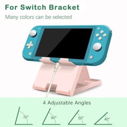 NS Normal Switch Game Console Stand For Nintendo Switch 1/2Mobie Phone Pad Pink Holder Classic NS Bracket Adjustable Accessories