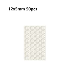 18-100pcs Self Adhesive Round/Square Silicone Rubber Bumpers Soft Transparents/Black Anti Slip Shock Absorber Feet Pads Damper