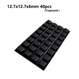 18-100pcs Self Adhesive Round/Square Silicone Rubber Bumpers Soft Transparents/Black Anti Slip Shock Absorber Feet Pads Damper