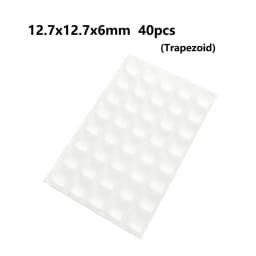18-100pcs Self Adhesive Round/Square Silicone Rubber Bumpers Soft Transparents/Black Anti Slip Shock Absorber Feet Pads Damper