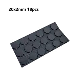18-100pcs Self Adhesive Round/Square Silicone Rubber Bumpers Soft Transparents/Black Anti Slip Shock Absorber Feet Pads Damper