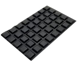 18-100pcs Self Adhesive Round/Square Silicone Rubber Bumpers Soft Transparents/Black Anti Slip Shock Absorber Feet Pads Damper
