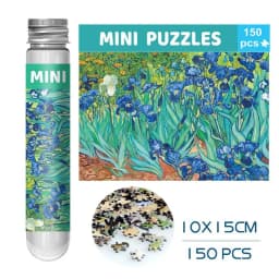 150PCS/Set Oil Painting Jigsaw Puzzles Mini Test Tube Oil Painting Jigsaw Gifts Family Educational Toys Adult Children